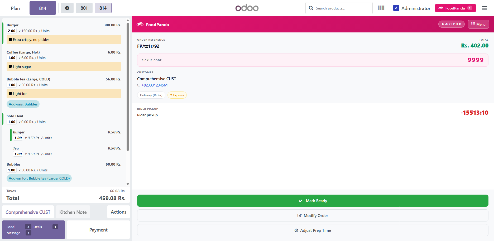 Foodpanda Panel